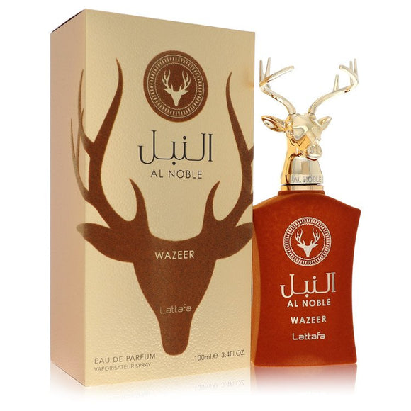 Lattafa Al Noble Wazeer by Lattafa Eau De Parfum Spray (Unisex) 3.4 oz for Women
