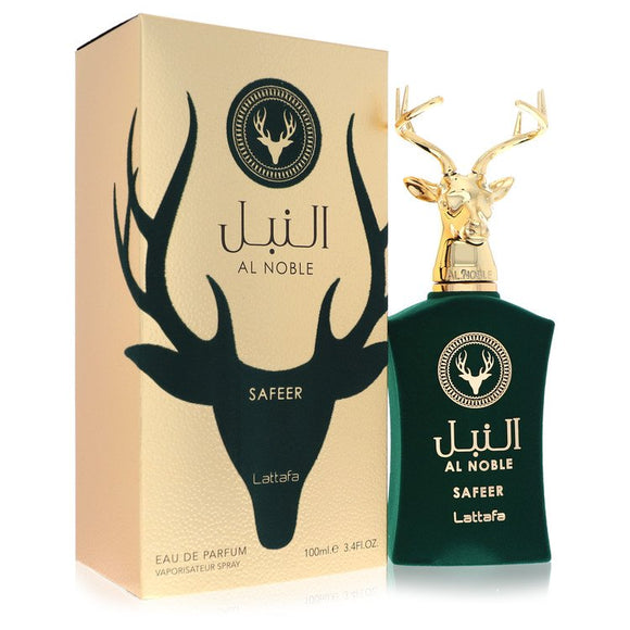 Lattafa Al Noble Safeer by Lattafa Eau De Parfum Spray (Unisex) 3.4 oz for Men