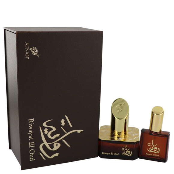 Riwayat El Oud by Afnan Eau De Parfum Spray + Free .67 Oz Travel Edp Spray (Unboxed) 1.7 oz for Women